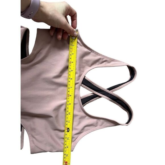 Free People Movement Back It Up Mauve Pink Athleisure Jumpsuit - Picture 9 of 13